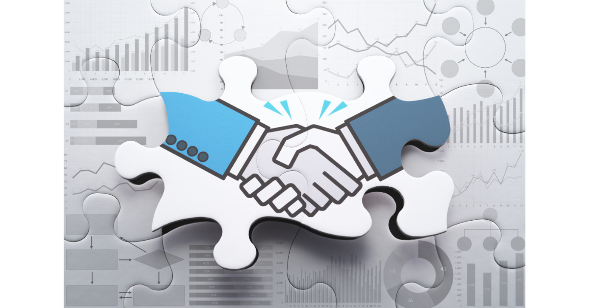 合意形成として手をつないでいる