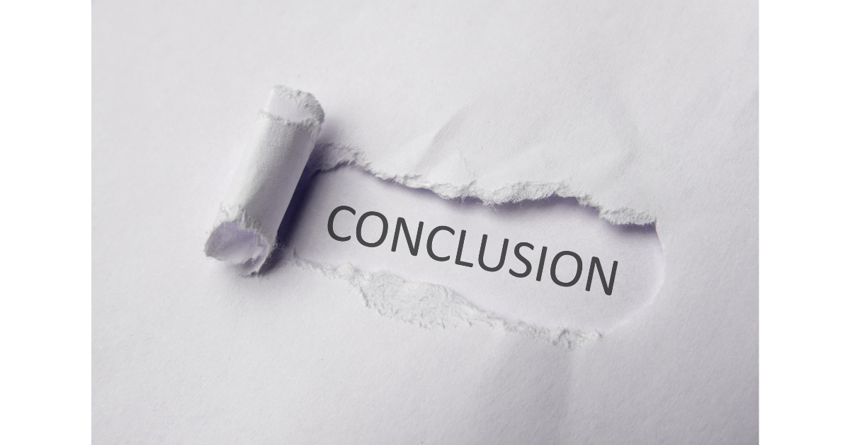 CONCLUSION（結論）