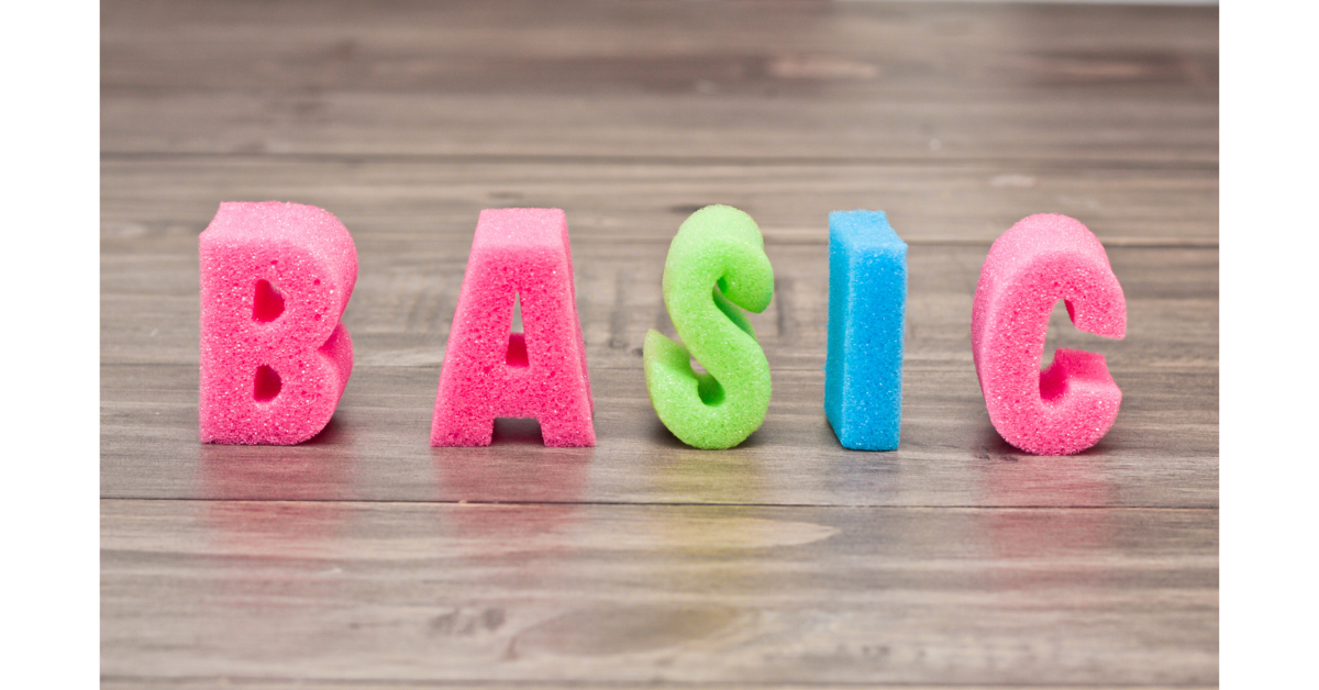 基礎（BASIC）という文字