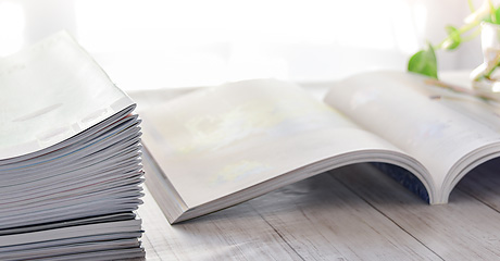 市販雑誌からパンフレットへの抜き刷りも可能